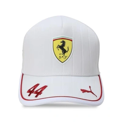 Image de PUMA Scuderia Ferrari F1 Casquette Lewis Hamilton 2025 Blanc Taille Unique