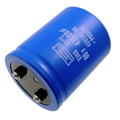 Image de Condensateur Elko radial 47000µF 80V électrolytique à visser jusqu&#039;à 85C 47000uF Electrolytic Capacitor from United Chemi Con