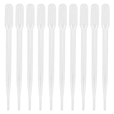 Image de Lodokdre Lot de 10 pipettes jetables en plastique 3 ml avec embout pipette