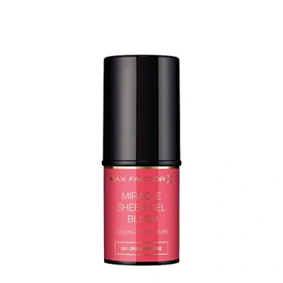Image de Max Factor Miracle Sheer Gel Blush, fard à joues en bâton de couleur modulable et texture rafraîchissante, 001 Dreamy Rose