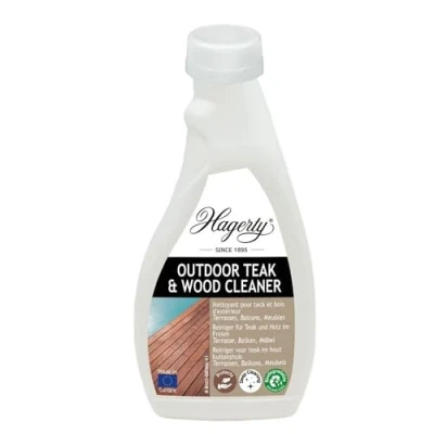 Image de Hagerty Nettoyant pour teck &amp; bois extérieur 500 ml Nettoyage incolore des saletés et taches tenaces sur le autres essences de Préserve l’aspect mat naturel du