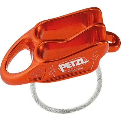 Image de PETZL Assureur REVERSO Unisex, Rouge, Taille Unique