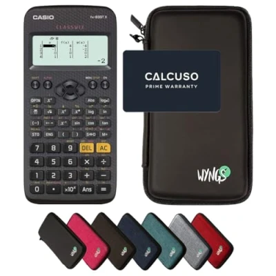 Image de CALCUSO Ensemble de Base Noir avec Calculatrice Casio FX 83GT X (Anglais)