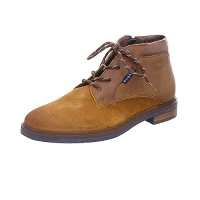 Image de bugatti Homme Chaussures Business en Cuir avec imprégnation Longue durée et Coupe Extra Large, Cognac2, 41 EU