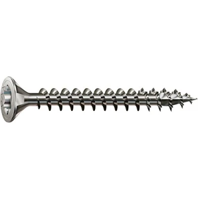 Image de SPAX Lot de 200 vis universelles en acier inoxydable A2, 4,0 x 25 mm, T STAR Plus, tête fraisée, filetage complet, 4CUT 1197000400253