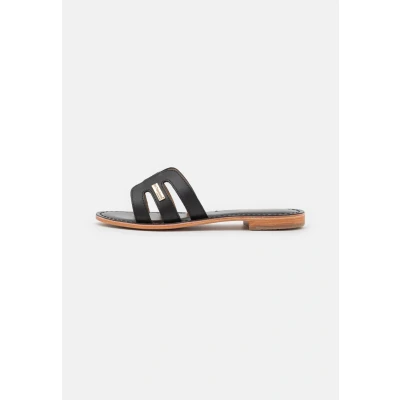 Image de Les Tropeziennes par M Belarbi Damia Mules, Femme, Taille: 36, Noir Cuir