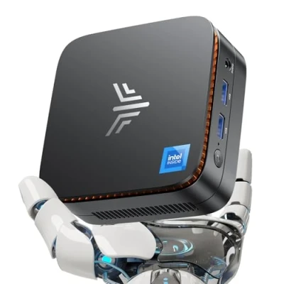 Image de NiPoGi Mini PC Alder Lake N97(jusqu&#039;à 3.6GHz) 16 Go DDR4/1To M.2 SSD Ordinateur de Bureau,SSD 2.5&#039;&#039;(Max 2To), 4K@60HZ UHD Dual Display, WiFi 6/BT5.2, RJ45 LAN, Ccomputeur AVCE VESA