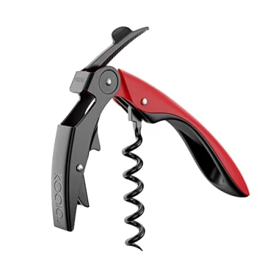 Image de Koala Spain Tire bouchon High Tech à deux temps, onglet automatique breveté, couleur rouge