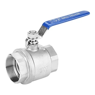 Image de Tsadeer Vanne à Bille Filetage 2 Pouces Valve avec en Acier Inoxydable 304 Passage DN50 1000 WOG
