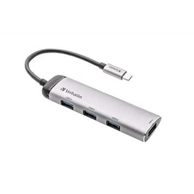 Image de Verbatim USB C Multiport Hub Four Port 3.2 Gen 1