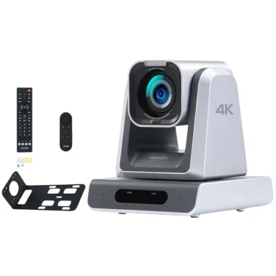 Image de zowietek Caméra 4K NDIHX3 PTZ PoE, Zoom Optique 12x, Sorties HDMI et SDI simultanées, RTSP/RTMP(s)/SRT, Diffusion en Direct IP Autonome sur Youtube/Twitch pour réunion, église, événement,