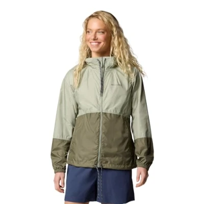 Image de Columbia Flash FORWARD Veste coupevent, Femme, Taille: Medium, Safari/stone green