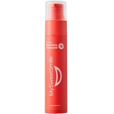 Image de MySweetSmile Fluoride Free Flavoured Toothpaste (60 g (Pack of 1), Strawberry)