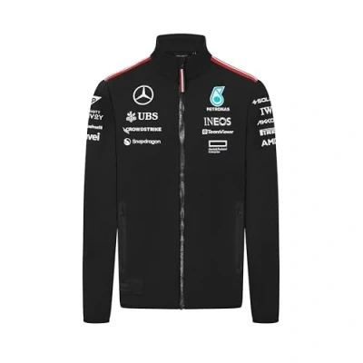 Image de Mercedes AMG Petronas Veste Softshell de l&#039;équip F1 2024 pour hommes Noir Taille: M