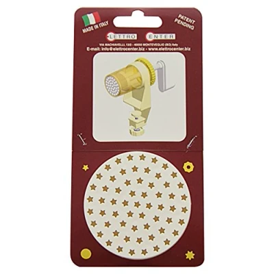 Image de ELETTRO CENTER Art.290 Filière pour Passatelli à étoile, Pom, Blanc