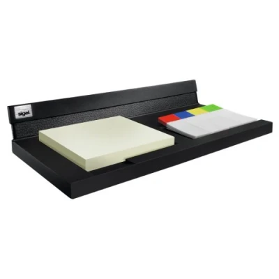 Image de SIGEL Sa533 Cintano S outil de Notes et Index Repositionnables avec Dévidoir Memocenter Noir