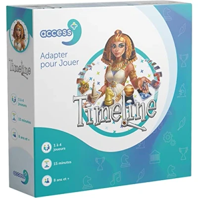 Image de Access+ Asmodee Timeline Jeux de société cartes adaptés pour Les Troubles cognitifs À partir 8 Ans 1 à 4 Joueurs Version française