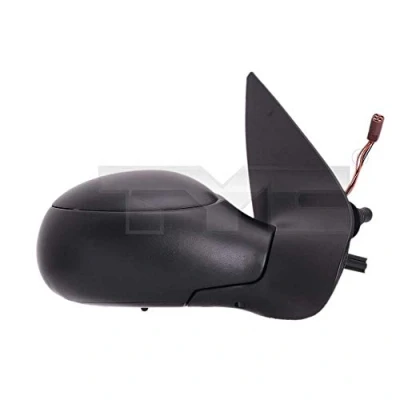 Image de Rétroviseur extérieur Tyc 326 0067 droit noir Ajustage par câble, convexe, chauffant PEUGEOT: 206 3/5 portes, SW