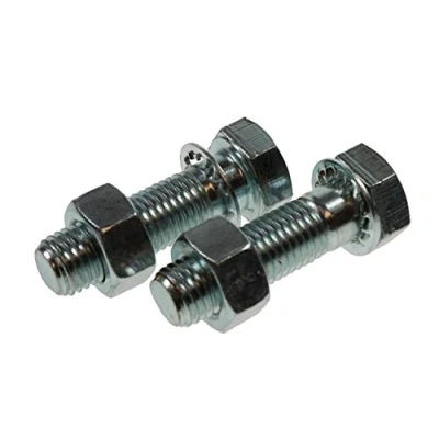 Image de BITS4REASONS Lot de 2 écrous M16 et boulons 55 mm haute résistante pour boule remorquage avec rondelles résistantes aux secousses (approuvés par le Royaume Uni l&#039;UE MP240)