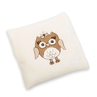 Image de Grünspecht 603 V2 Coussin Chauffant en graines de Lin Bio avec Housse Lavable pour bébés et Jeunes Enfants, Cas ballonnements douleurs Abdominales, Chouette (603 V2), 1 pièce