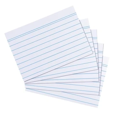 Image de Herlitz 50019397 Lot de 200 cartes soudées Format A8 Blanc 170 g/m², Large