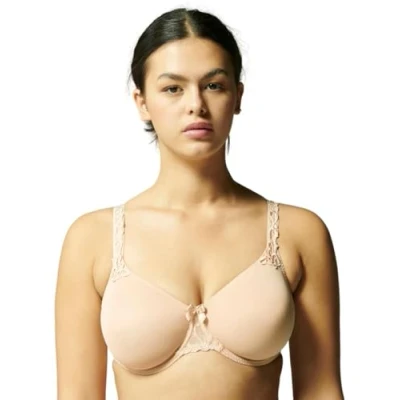 Image de Simone Perele Soutien Gorge Minimiseur Andora minimisant, Transparent, Peau Rose, 85C Femme