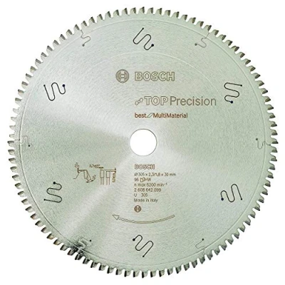 Image de Bosch Professional 2608642099 Lame de scie circulaire top precision best for multi material 305 x 30 2,3 mm 96