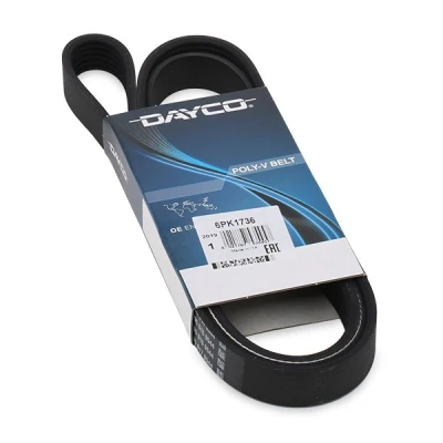 Image de DAYCO 6PK1736 Courroie Poly V 1736,0 6 VOLKSWAGEN: Polo 3/5 portes, IV Golf 5, CITROËN: Xsara 5 Jumpy I Van, C5 portes