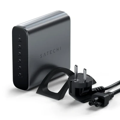 Image de Satechi Chargeur 200W USB C 6 port PD GaN Space Gray