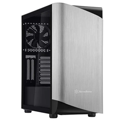 Image de Silverstone SETA A1 Midi Tower Noir, Argent