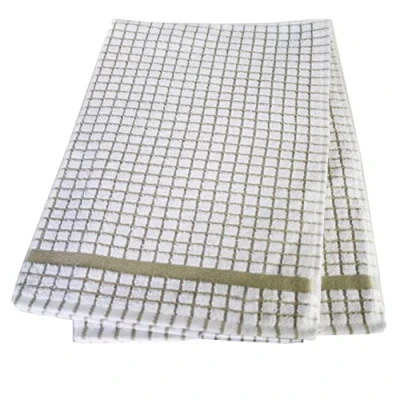 Image de Samuel Lamont &amp; Sons Poli Dri Torchon Beige, Taille 50 cm x 70 cm, 100% Coton éponge, Ultra Absorbant et Super Doux, Lavable en Machine, Unique