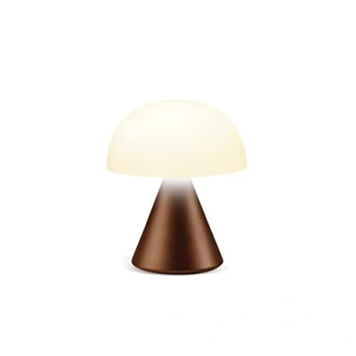 Image de Lexon MINA Mini lampe Champignon sans fil rechargeable, LED à poser ou de chevet, variateur d&#039;intensité, jusqu&#039;à 12h d&#039;autonomie Bronze