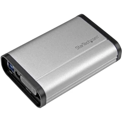 Image de StarTech.com Boîtier d&#039;acquisition vidéo DVI haute performance par USB 3.0 1080p 60 fps Aluminium (USB32DVCAPRO)