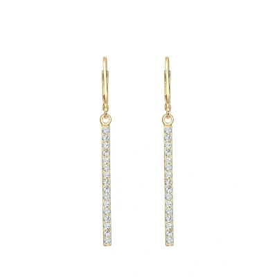 Image de Elli GEO STAB Sparkling Boucles d&#039;oreilles goldcoloured, Femme, Taille: One Size, Gold coloured