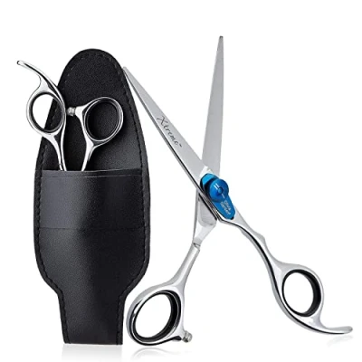 Image de Olivia Garden Xtreme Ciseau, Taille 5.75&quot; Ciseau de qualité, Puissantes Lames Convexes, Fait Main avec l&#039;Acier Japonais, Dans une Pochette