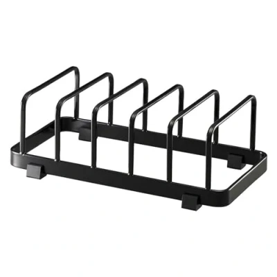 Image de YAMAZAKI 7138 Tower Support à Vaisselle, Noir, Acier, Minimaliste, 22 x 11 7 c m