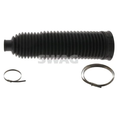 Image de SWAG 30 93 2855 Jeu de joints soufflets, direction Thermoplastique Essieu Avant droit avec colliers AUDI: A4 B7 Avant, B6 Berline,