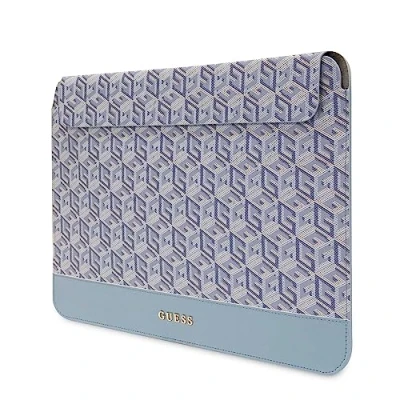 Image de Guess Gcube Stripe Housse pour Ordinateur 14&quot; Bleu