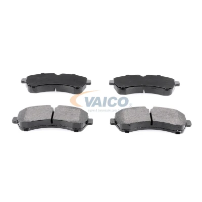 Image de VAICO V10 8257 Jeu de plaquettes frein Q+, Première Monte Essieu avant préparé pour indicateur d&#039;usure, contact signal d&#039;usure exclu