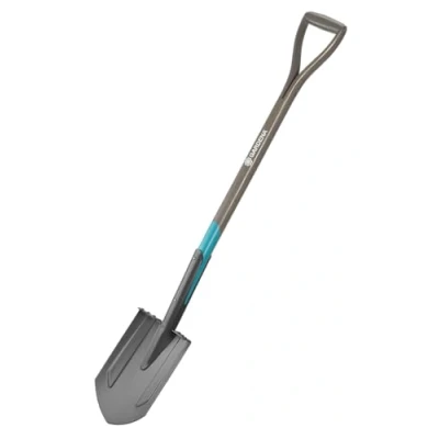 Image de Gardena Bêche Pointue NatureLine, Noir, Anthracite, Bleu Turquoise, à Bord Pointu