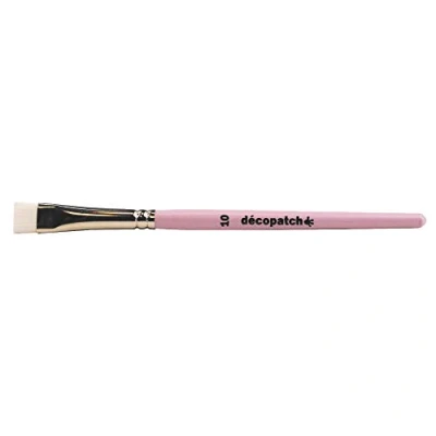Image de Décopatch PC10PKO Un pinceau pure soie n10 longueur 14 cm Largeur du 1 Couleur rose