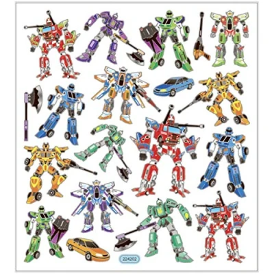 Image de Transformers Sticker Sheet 15 x 16,5 cm Approx. 19 pièces