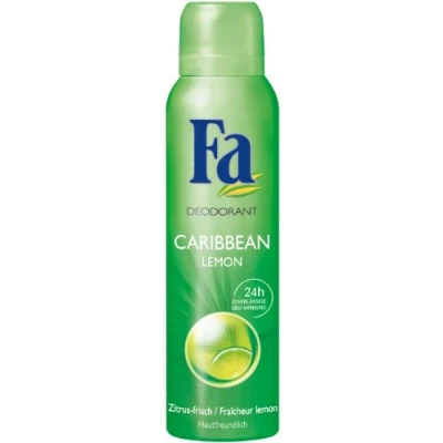Image de Fa Caribbean Lemon Lot de 6 déodorants en spray 150 ml