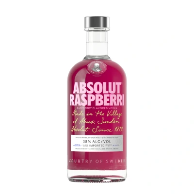 Image de Absolut RASPBERRY Flavored Vodka 38% Vol. 0,7l