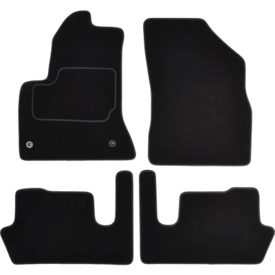 Image de MAMMOOTH A041 CIT120 PRM 01 Ensemble de tapis sol Textile avant et arrière 4 noir CITROËN: C4 Picasso 1