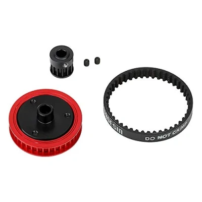 Image de INJORA RC Courroie Gear Accessoire pour 1/10 Crawler Car Axial SCX10 II 90046 (3,2mm Rouge)