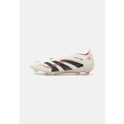 Image de adidas Performance Predator Elite Laceless FIRM Ground Chaussures de foot à crampons, Homme, Taille: 43 1/3, Off white/core black/pure ruby