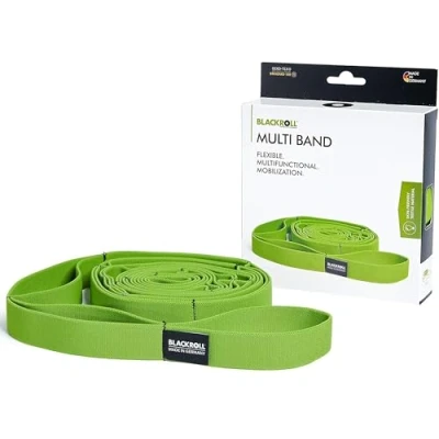 Image de BLACKROLL MULTI BAND (270 cm) Bande Élastique Multifonctionnelle de Fitness avec différents niveaux Résistance pour la Musculature, les Entraînements et Étirements