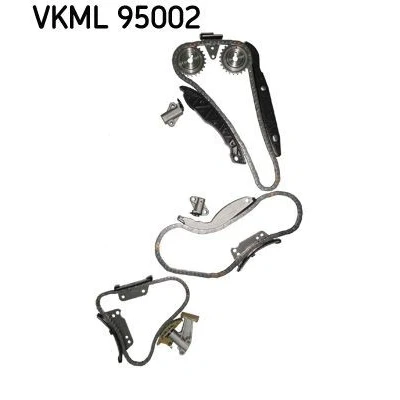 Image de SKF VKML 95002 Jeu de distribution à chaînes avec chaine pompe huile Simplex, Chaîne fermée HYUNDAI: H 1 / Satellite MPV, Travel, Cargo