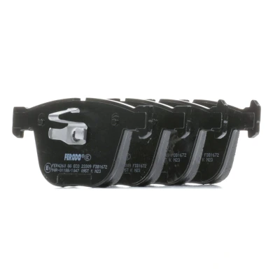 Image de FERODO PREMIER ECO FRICTION FDB1672 Jeu de plaquettes frein préparé pour indicateur d&#039;usure avec clip piston sans accessoires BMW: X5, X6, 7